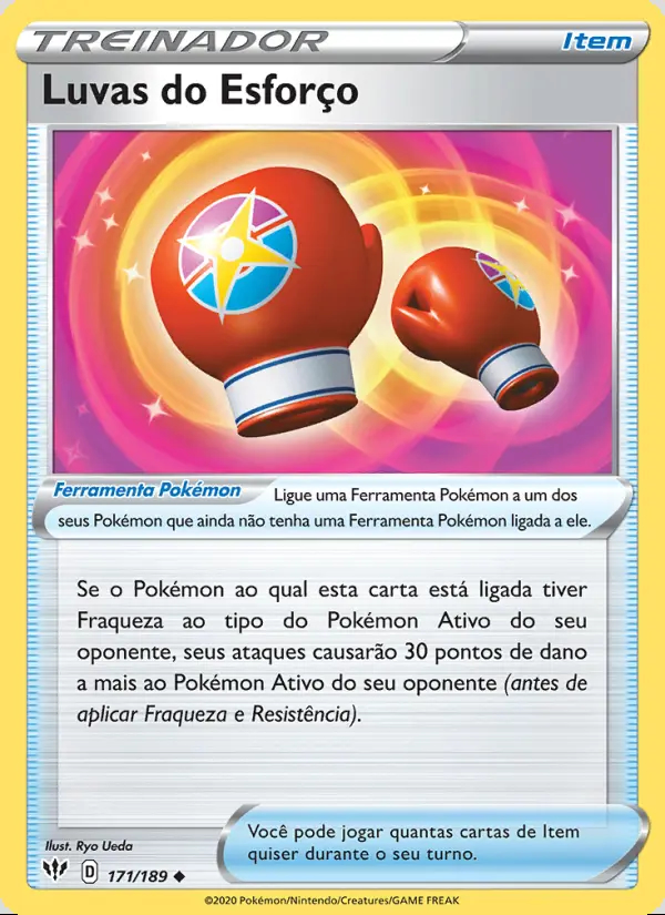 Image of the card Luvas do Esforço