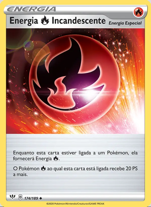 Image of the card Energia Fire Incandescente
