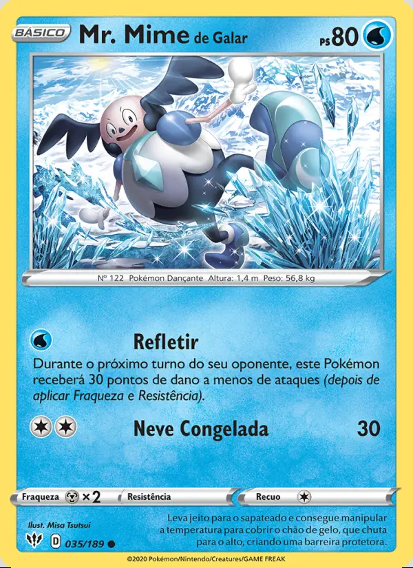 Image of the card Mr. Mime de Galar