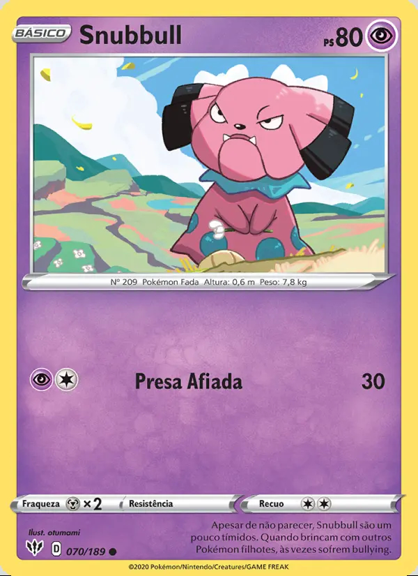 Image of the card Snubbull