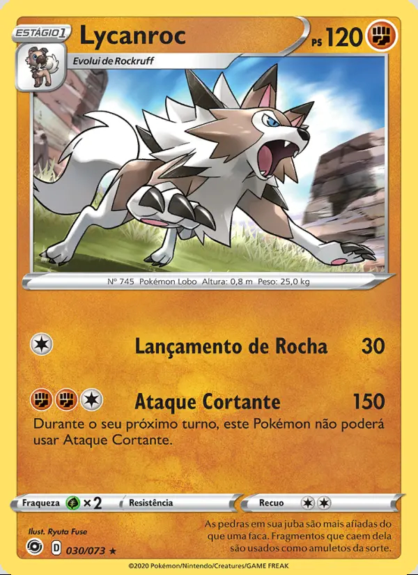 Image of the card Lycanroc