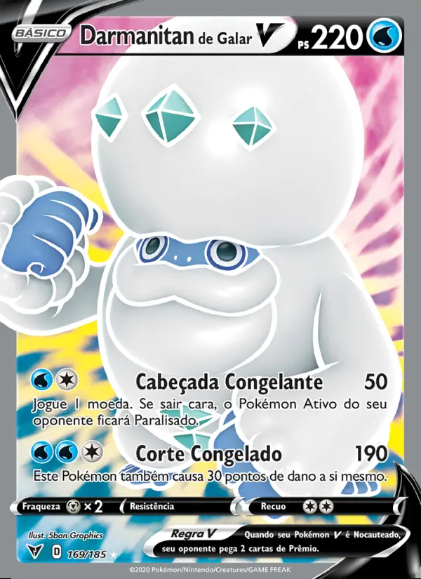 Image of the card Darmanitan de Galar V
