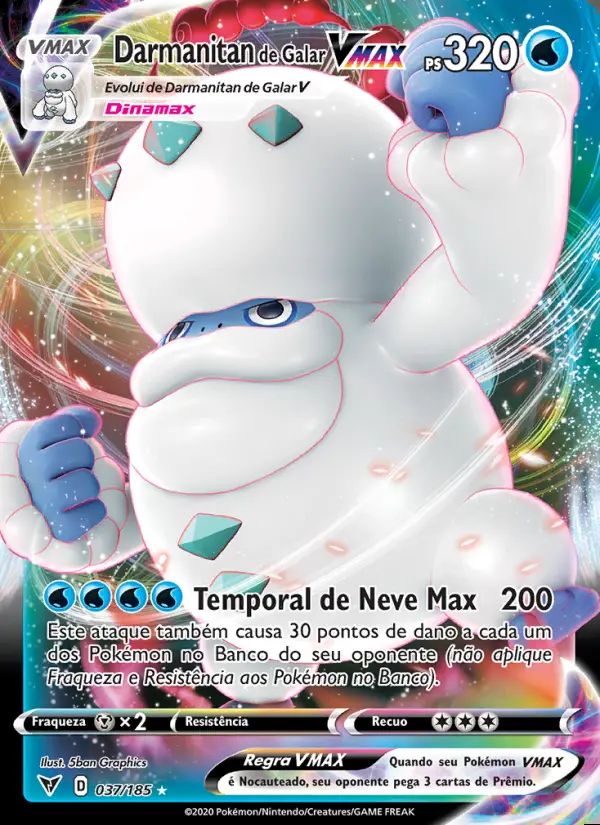 Image of the card Darmanitan de Galar VMAX