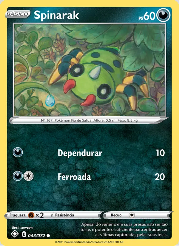 Image of the card Spinarak