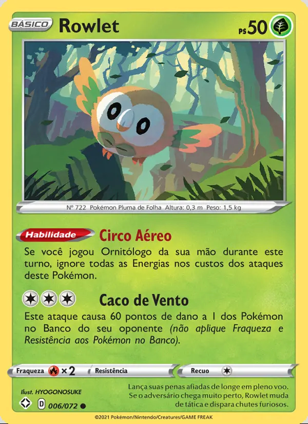 Image of the card Rowlet