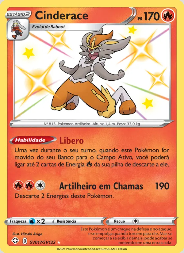 Image of the card Cinderace