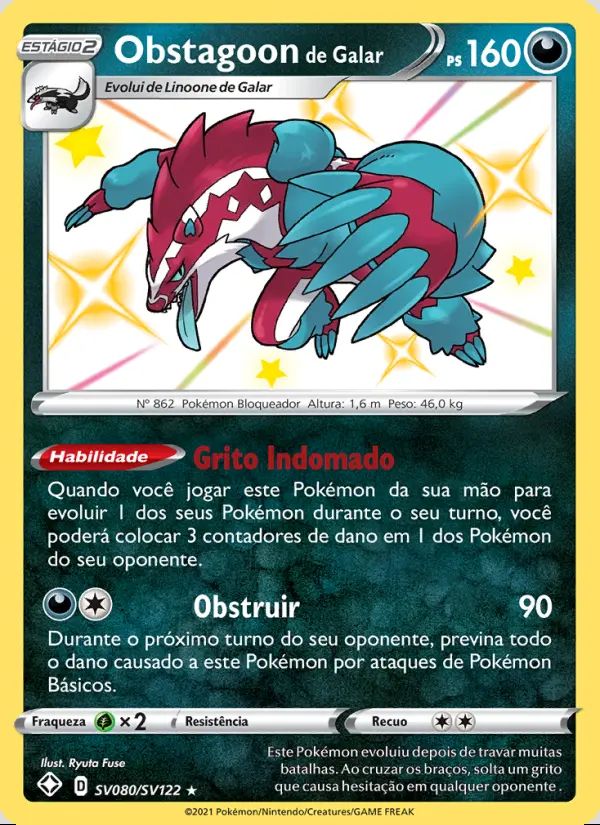 Image of the card Obstagoon de Galar