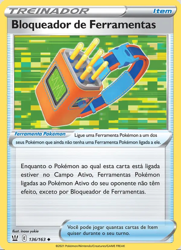 Image of the card Bloqueador de Ferramentas