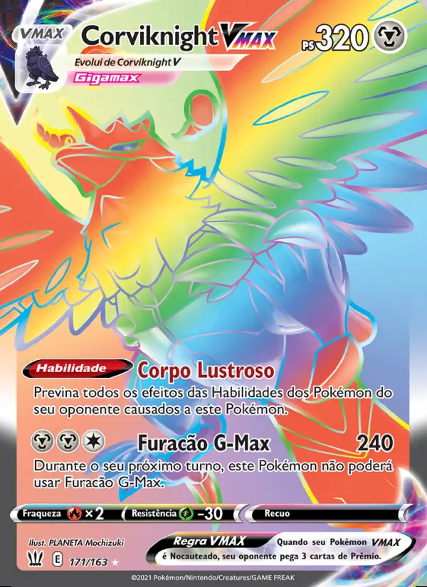 Image of the card Corviknight VMAX