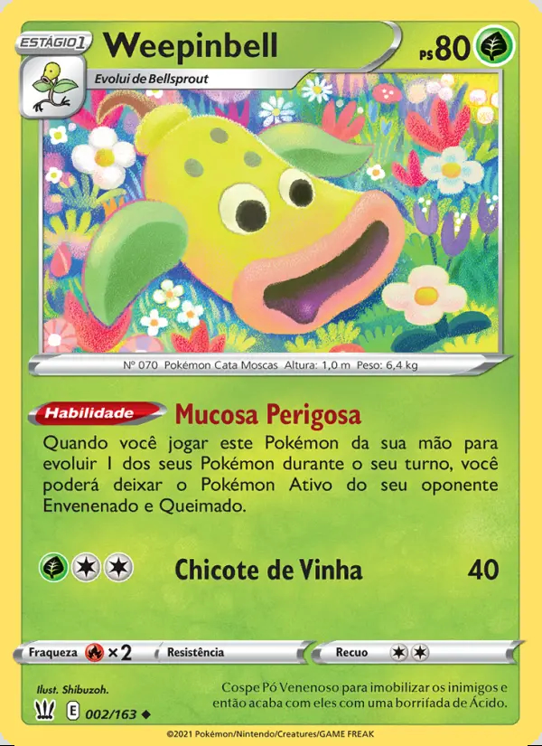 Image of the card Weepinbell