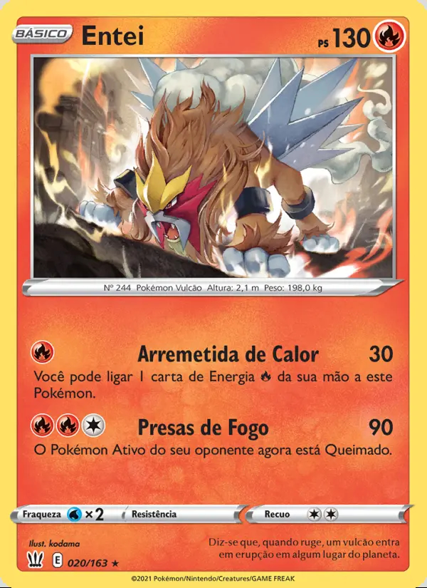 Image of the card Entei