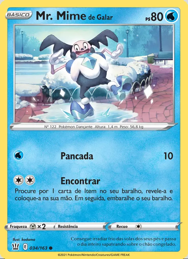 Image of the card Mr. Mime de Galar