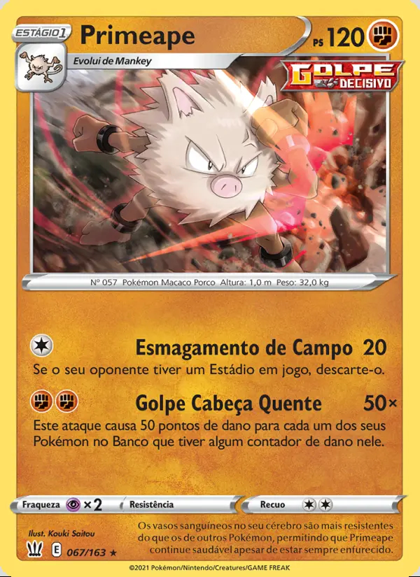 Image of the card Primeape