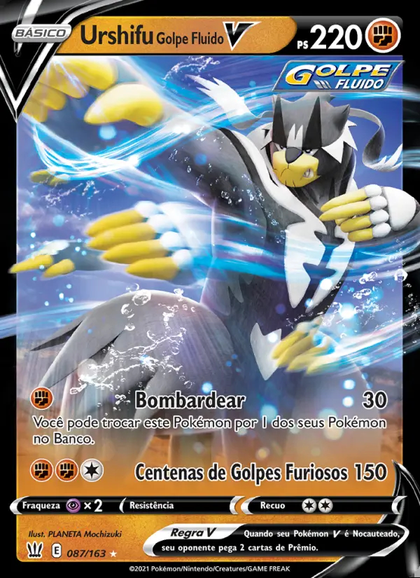 Image of the card Urshifu Golpe Fluido V