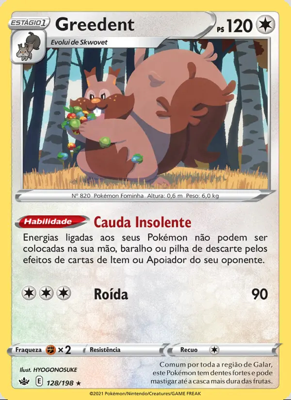 Image of the card Greedent
