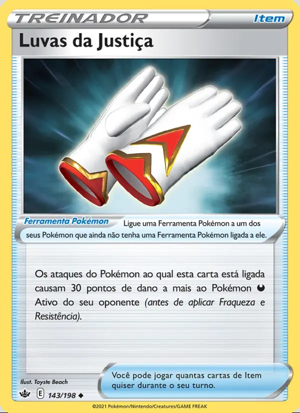 Image of the card Luvas da Justiça