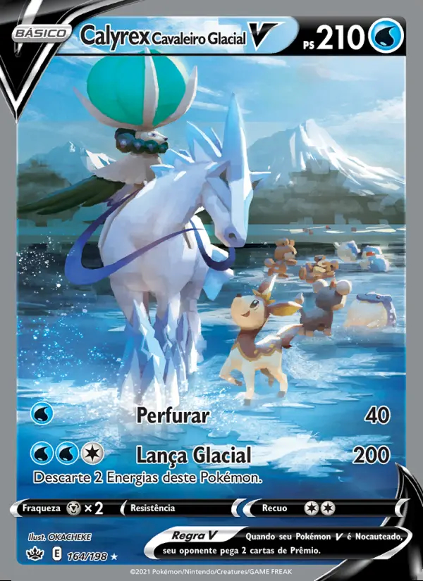 Image of the card Calyrex Cavaleiro Glacial V