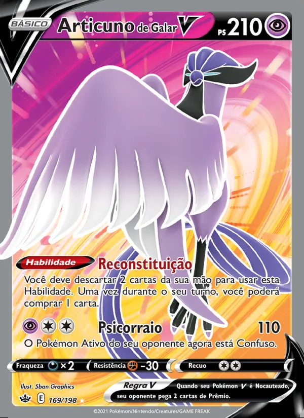 Image of the card Articuno de Galar V