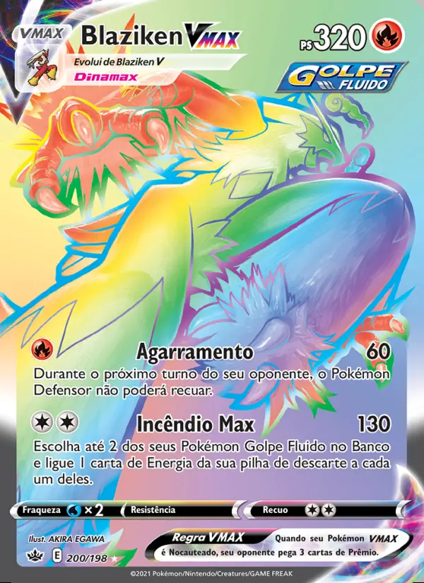 Image of the card Blaziken VMAX