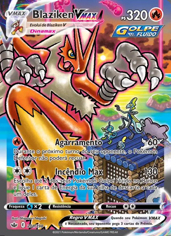 Image of the card Blaziken VMAX