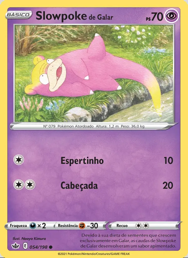 Image of the card Slowpoke de Galar