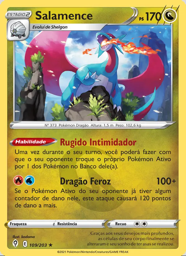 Image of the card Salamence