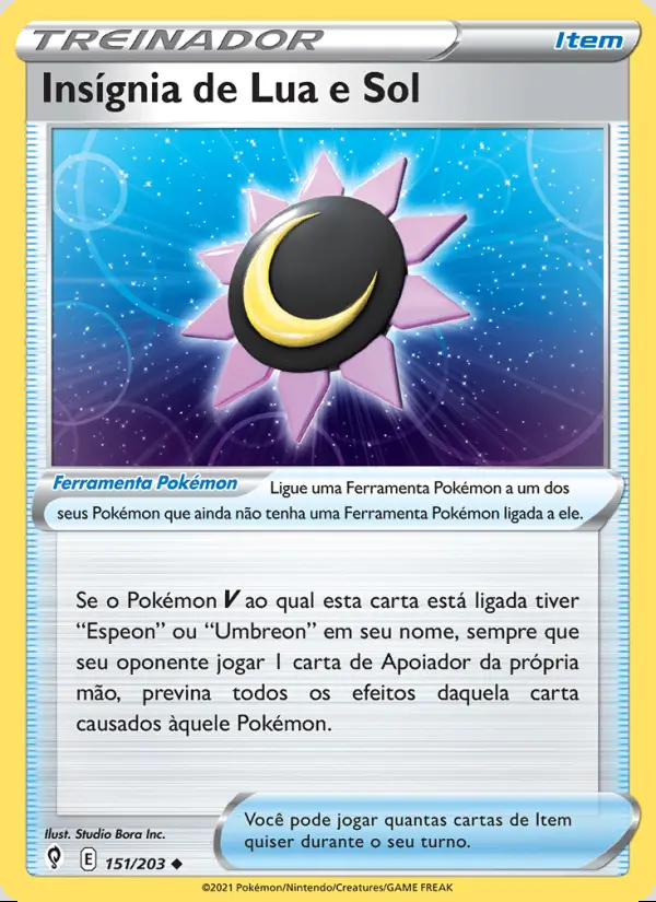 Image of the card Insígnia de Lua e Sol