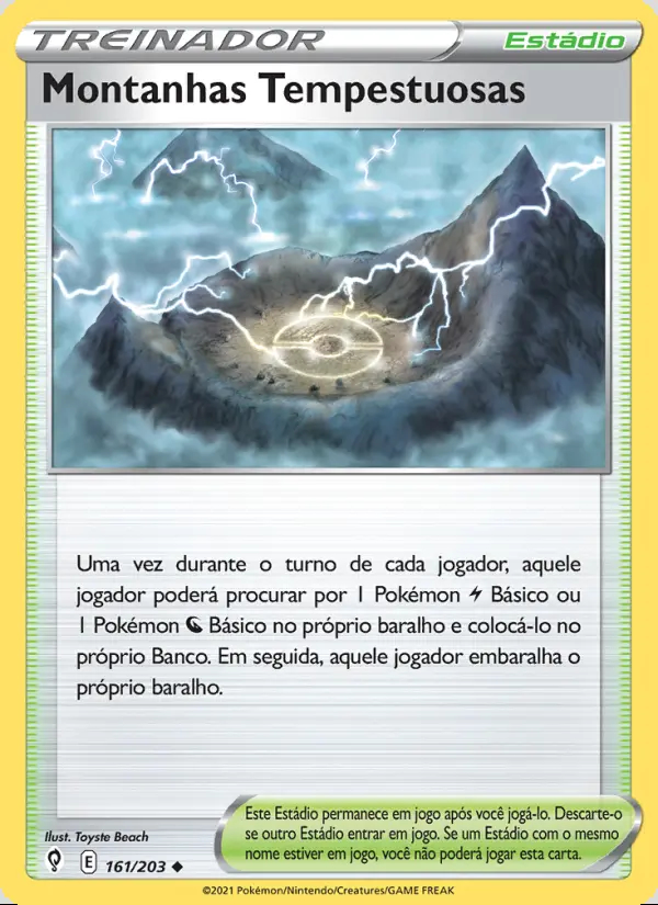 Image of the card Montanhas Tempestuosas