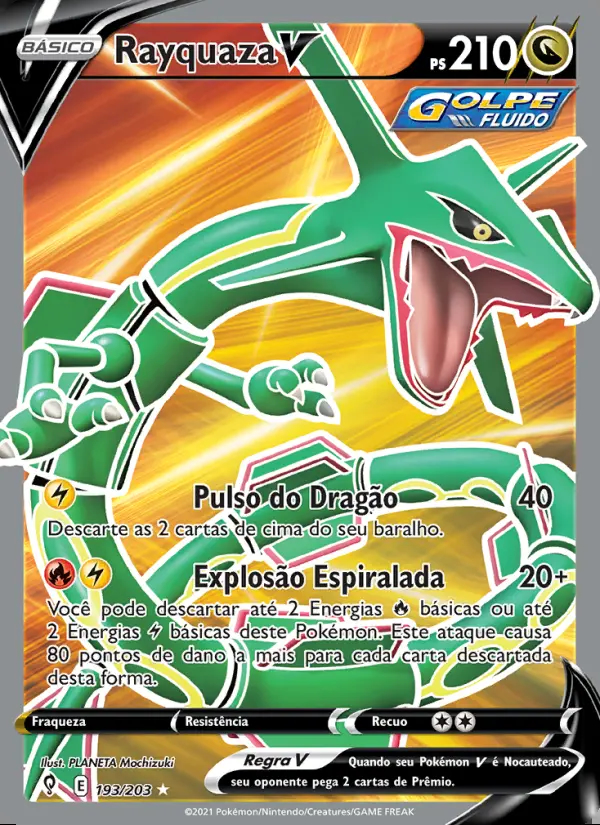 Image of the card Rayquaza V