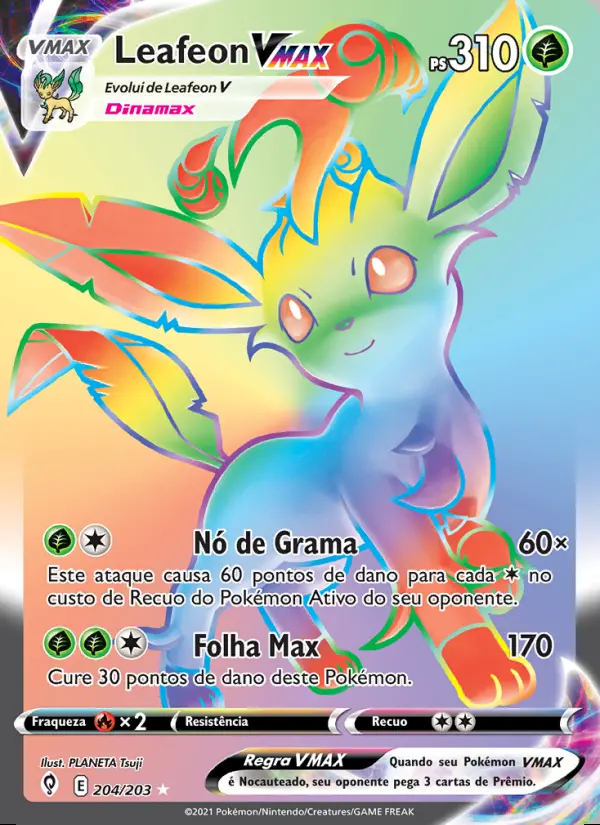 Image of the card Leafeon VMAX