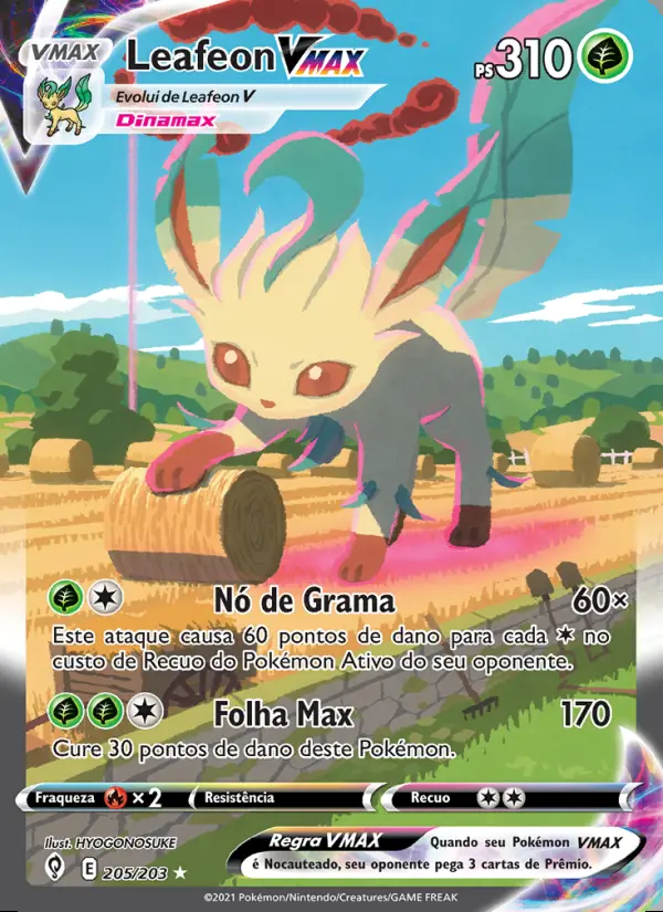 Image of the card Leafeon VMAX
