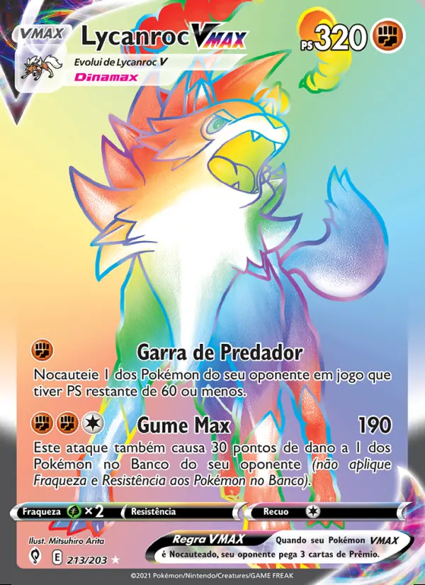 Image of the card Lycanroc VMAX