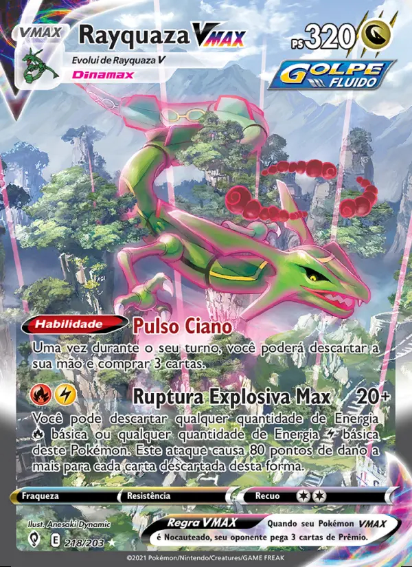 Image of the card Rayquaza VMAX