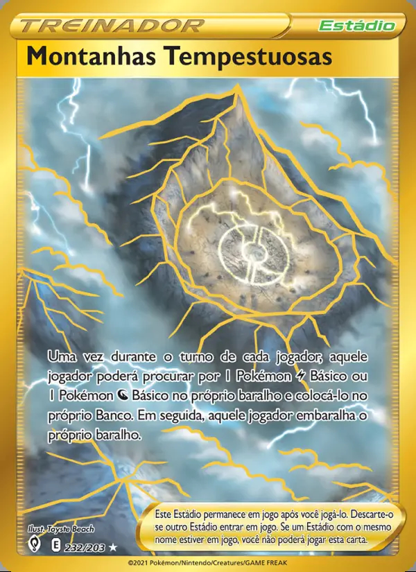 Image of the card Montanhas Tempestuosas