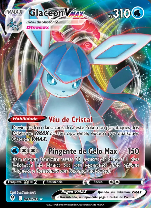Image of the card Glaceon VMAX