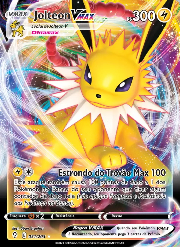Image of the card Jolteon VMAX