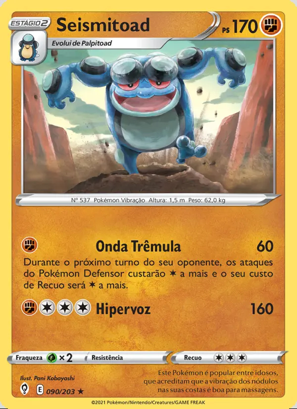 Image of the card Seismitoad