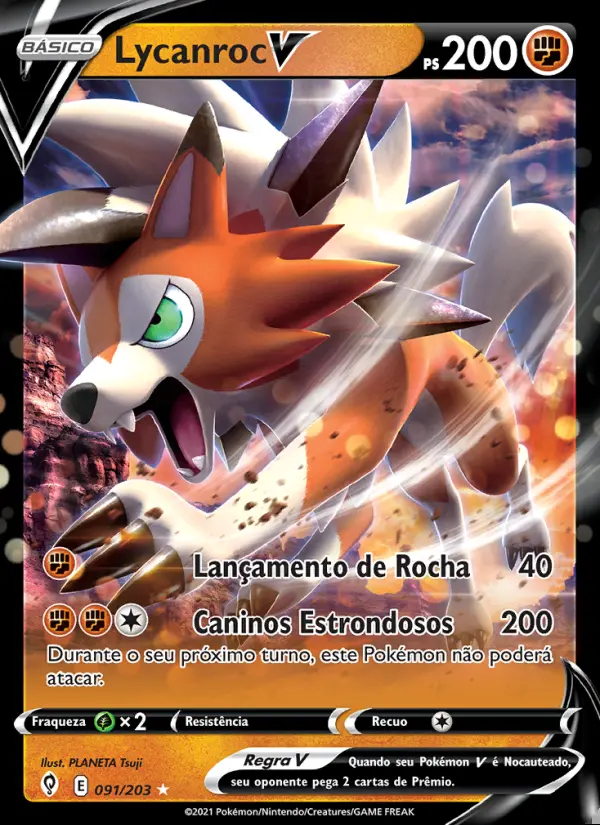 Image of the card Lycanroc V