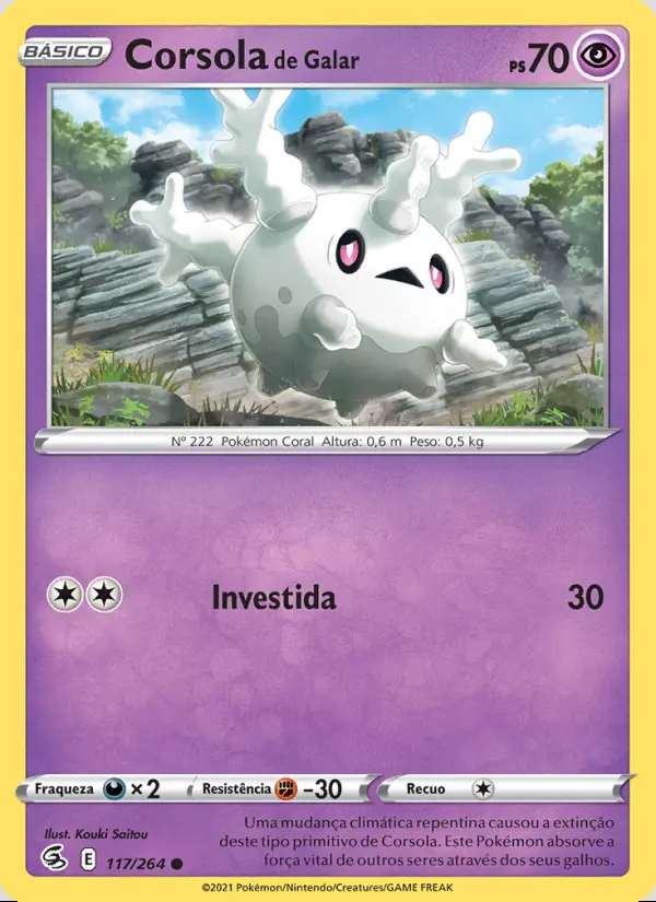 Image of the card Corsola de Galar