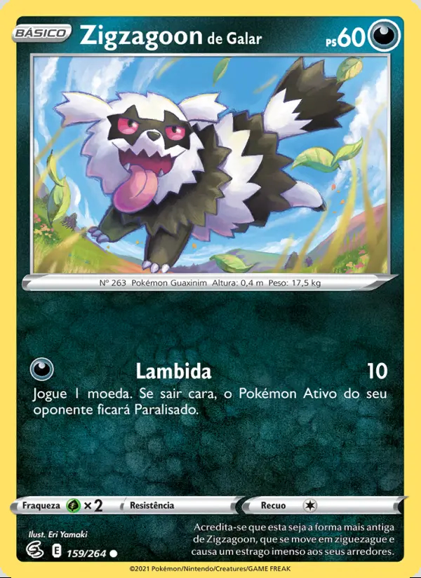 Image of the card Zigzagoon de Galar