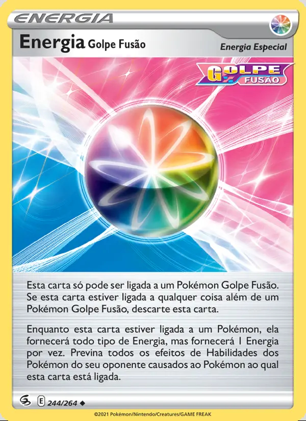 Image of the card Energia Golpe Fusão