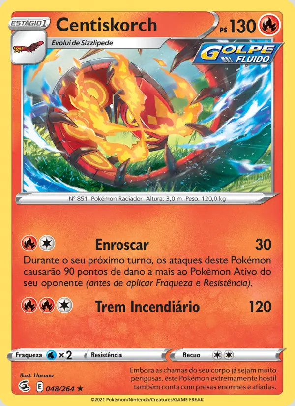 Image of the card Centiskorch