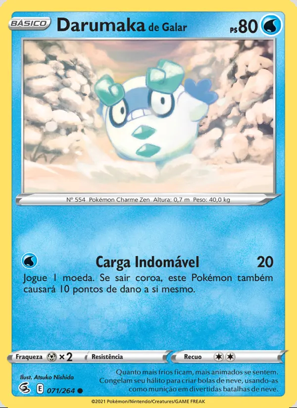 Image of the card Darumaka de Galar