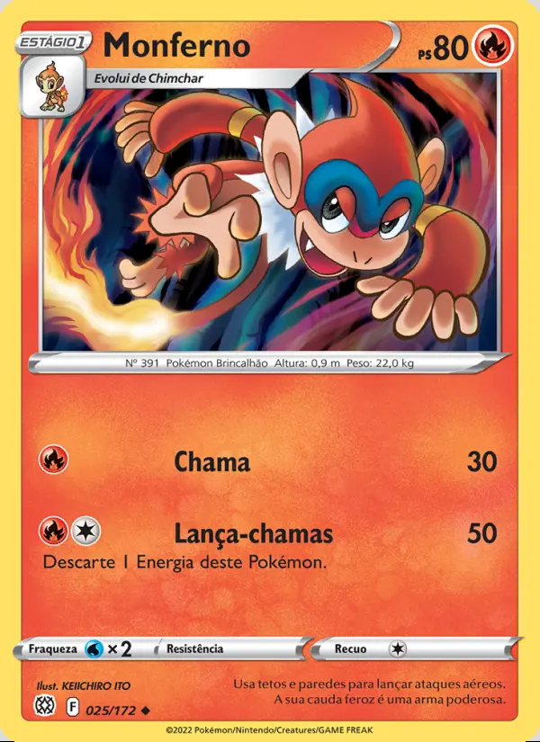 Image of the card Monferno