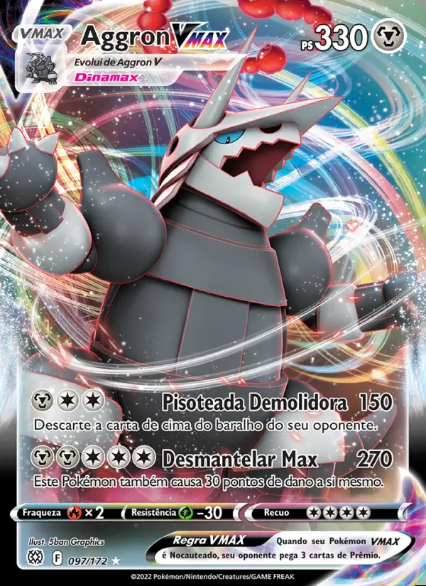 Image of the card Aggron VMAX