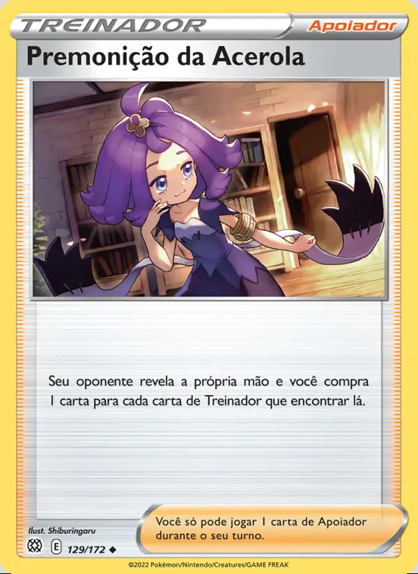 Image of the card Premonição da Acerola