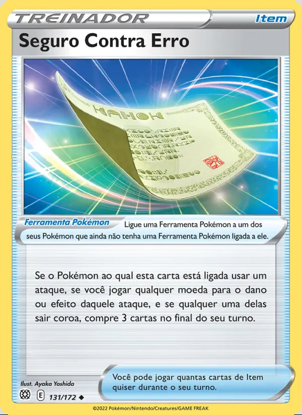Image of the card Seguro Contra Erro