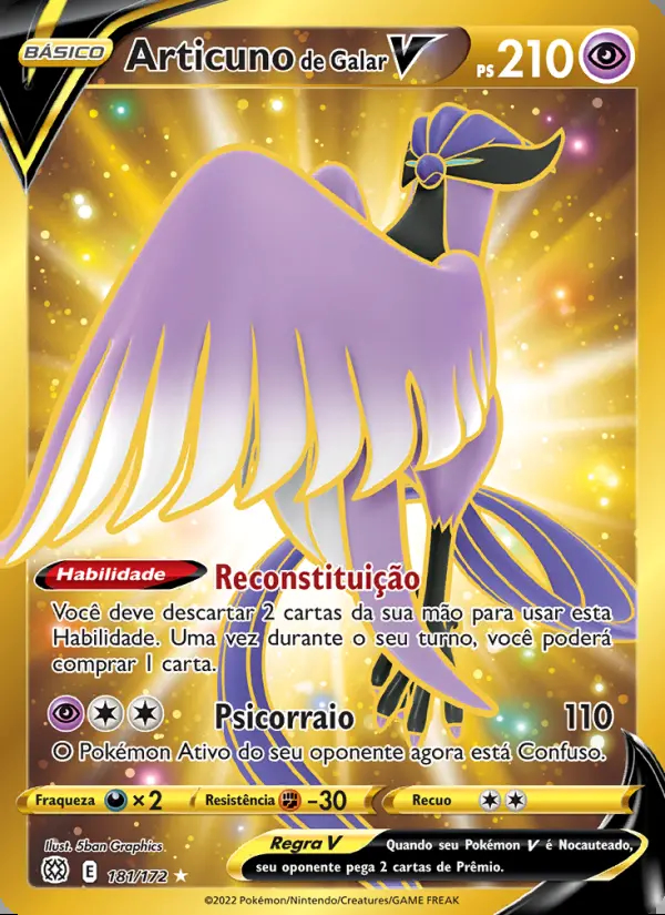Image of the card Articuno de Galar V