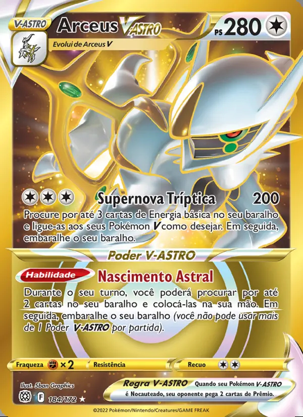 Image of the card Arceus V-ASTRO