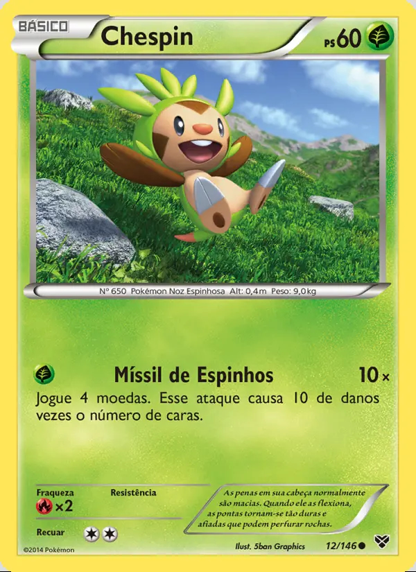 Image of the card Chespin